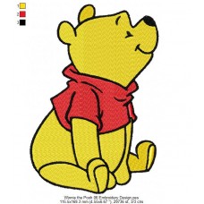 Winnie the Pooh 06 Embroidery Design